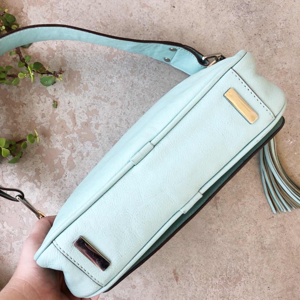 Rebecca Minkoff Turquoise Envelope Shoulder Bag - Picture 5 of 8